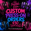 Custom Press-On Nail Order | $30 Design Deposit