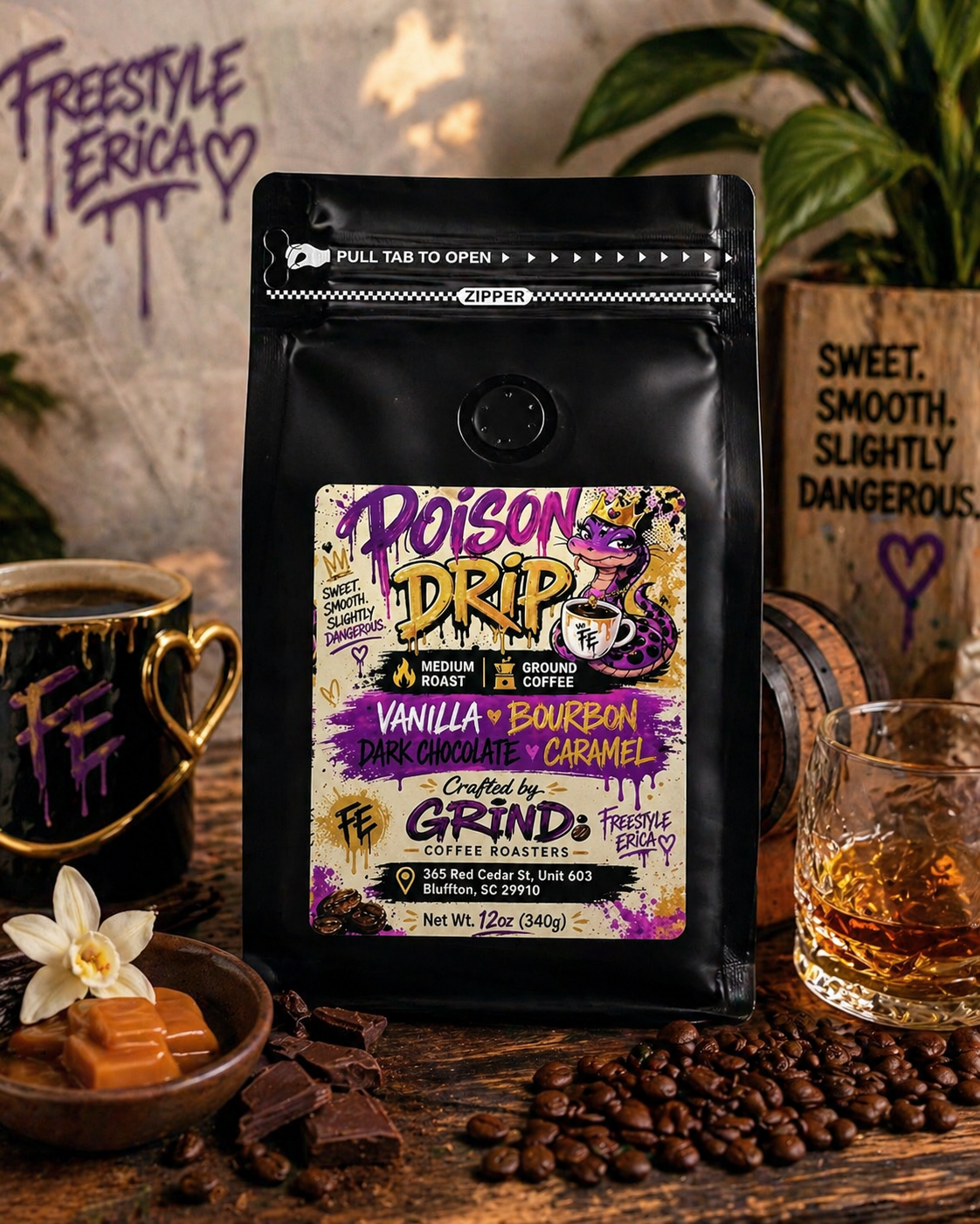 Poison Drip - Medium Roast Coffee 12 oz
