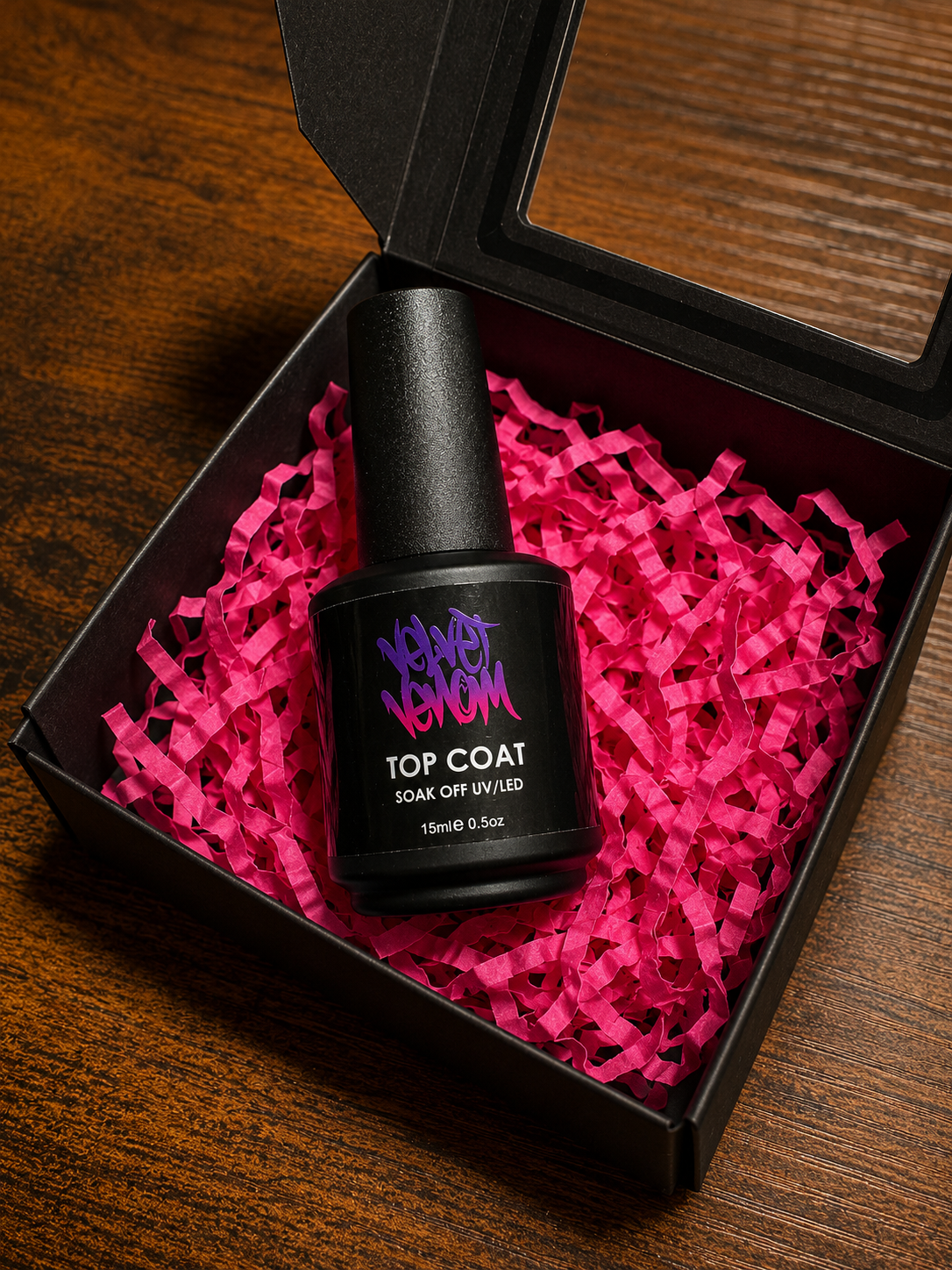 Velvet Venom™ Glass Gloss Top Coat | HEMA-Free & TPO-Free | 15 mL